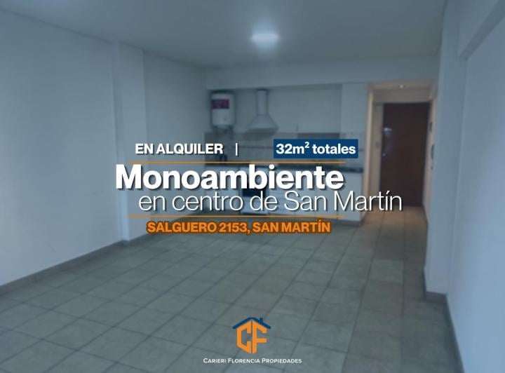 Departamento · 32m² · 1 Ambiente