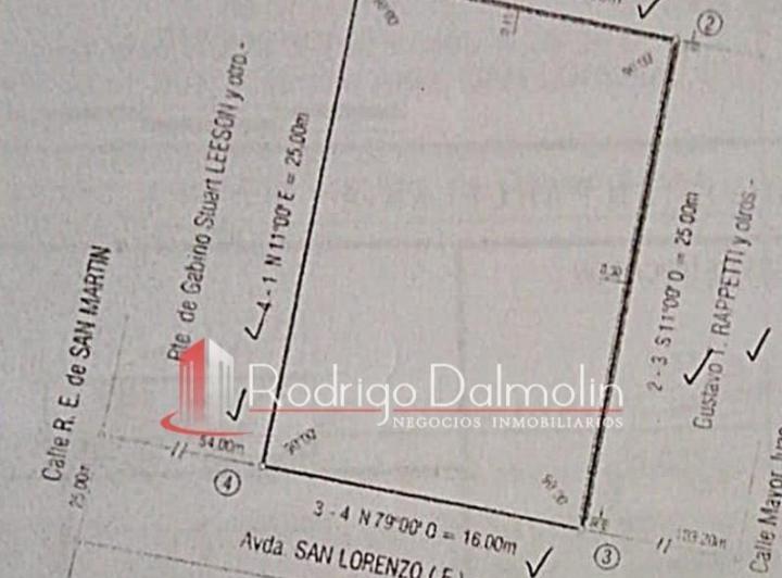 Terreno · 400m² · 1 Ambiente
