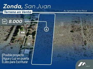 Terreno · 8000m² · Terreno en Zonda