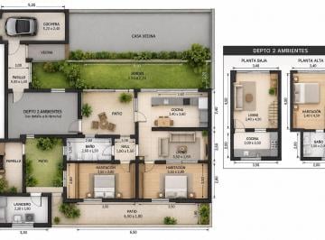 PH · 130m² · 5 Ambientes · 1 Cochera · Venta PH Multifamiliar Munro - Vicente López