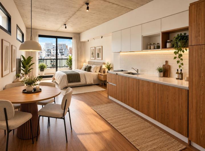 Departamento · 33m² · 1 Ambiente