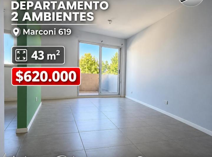 Departamento · 43m² · 2 Ambientes