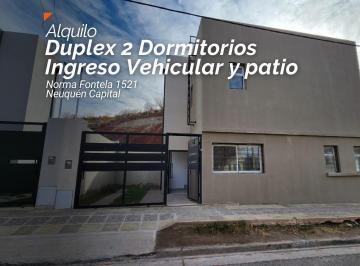 PH · 80m² · 4 Ambientes · 1 Cochera · Alquiler Dupex 2 Dorm. - Patio - Norma Fontela 1521 - Terrazas - Neuquén Capital