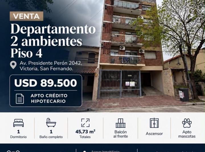 Departamento · 38m² · 2 Ambientes