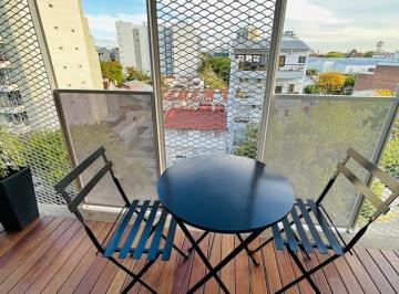 Departamento · 27m² · 1 Ambiente · Moderno Estudio Amoblado con Balcón y Amenities en Villa Ortúzar