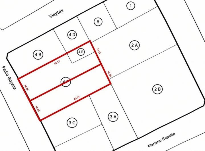 Terreno · 612m²