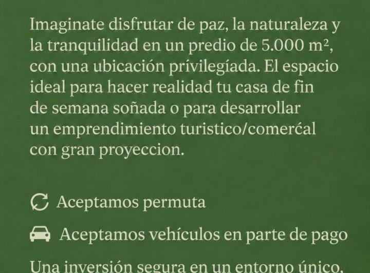 Terreno · 5000m²