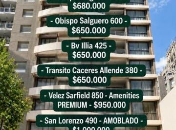 Departamento de 3 ambientes, Córdoba · Alquileres Departamentos Nueva Cba de 1 y 2 Dorm.