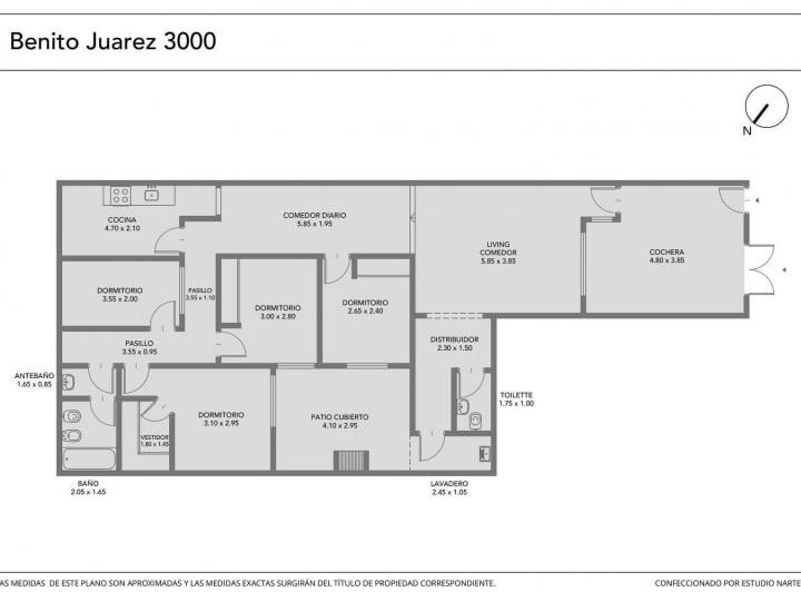 PH · 124m² · 5 Ambientes · 1 Cochera