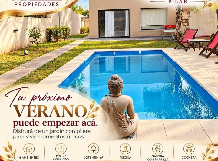 Casa · 140m² · 4 Ambientes · 3 Cocheras