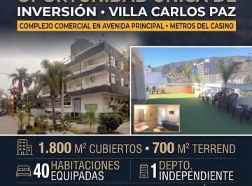 Hotel de 40 ambientes, Villa Carlos Paz · Se Vende o Se Arrienda