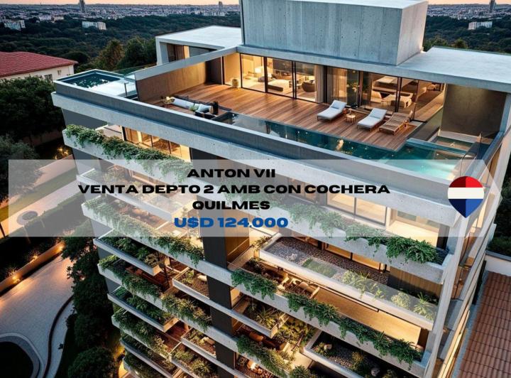 Departamento · 44m² · 2 Ambientes · 1 Cochera