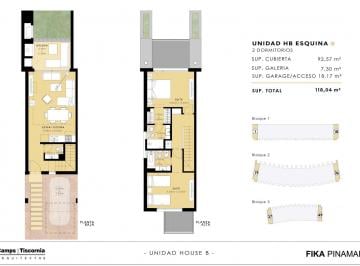 Casa · 92m² · 3 Ambientes · 1 Cochera · Casa en Pinamar Norte