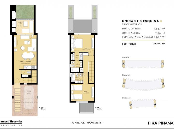 Casa · 92m² · 3 Ambientes · 1 Cochera