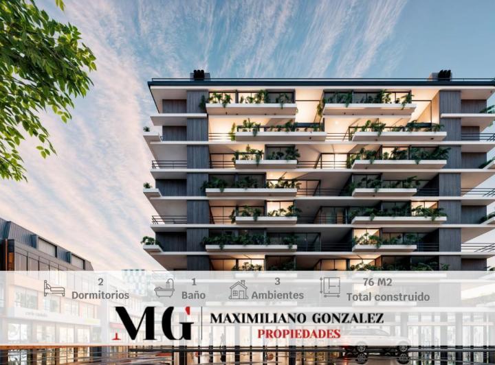 Departamento · 76m² · 3 Ambientes · 1 Cochera