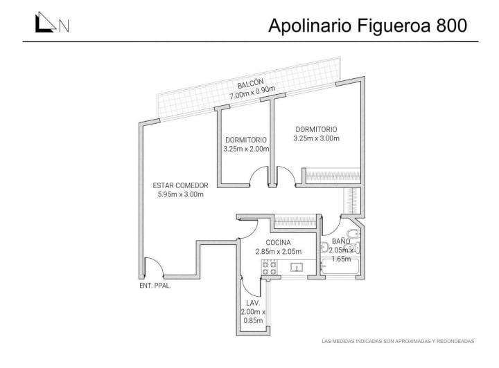 Departamento · 50m² · 3 Ambientes