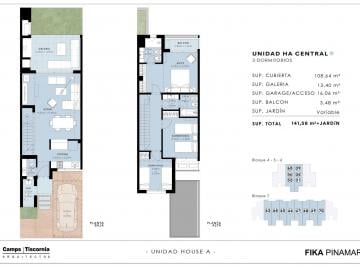 Casa · 108m² · 4 Ambientes · 1 Cochera · Casa en Pinamar Norte