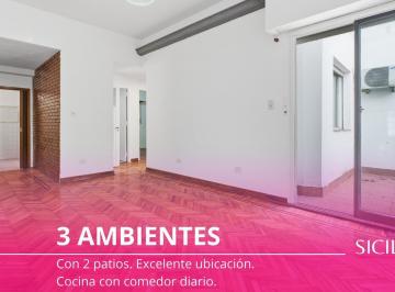 Departamento · 62m² · 3 Ambientes · Venta - Departamento - 3 Ambientes - Almagro - 2 Patios
