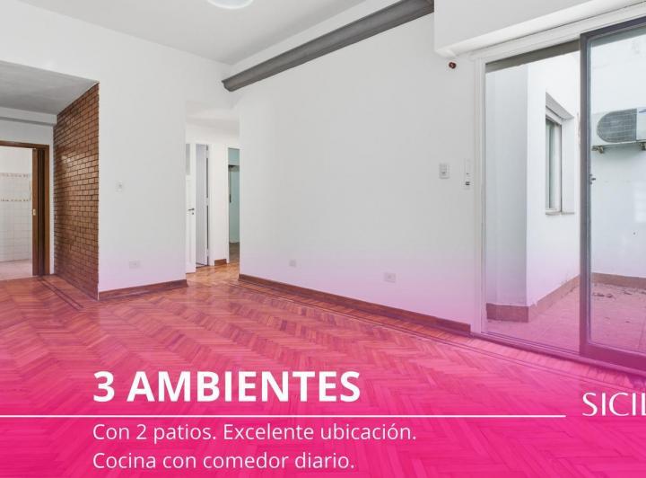 Departamento · 62m² · 3 Ambientes
