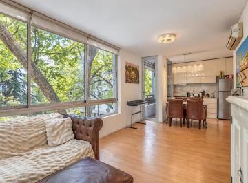 living · Departamento de 2 Ambientes con Balcon y Amenities en Belgrano