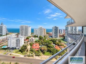 Departamento · 85m² · 3 Ambientes · 1 Cochera · Alquiler Departamento 3 Ambientes, Alexander Boulevard, Punta del Este, Maldonado