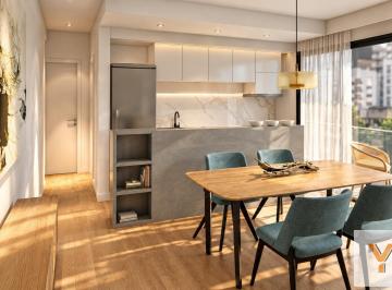 Departamento · 60m² · 2 Ambientes · 1 Cochera · Departamento en Venta - 2 Dorm. 2 Baños - Construcción - Torre Domus - 69,6 m - La Plata