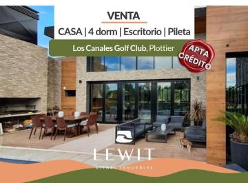 Casa · 249m² · 6 Ambientes · 2 Cocheras · Venta Casa | 4 Dorm. | Escritorio | Pileta | Barrio Los Canales de Plottier