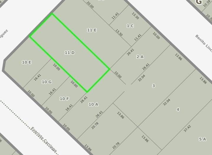 Terreno · 416m²