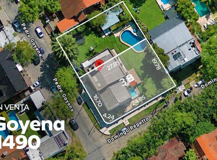 Terreno · 468m² · 6 Ambientes · 2 Cocheras