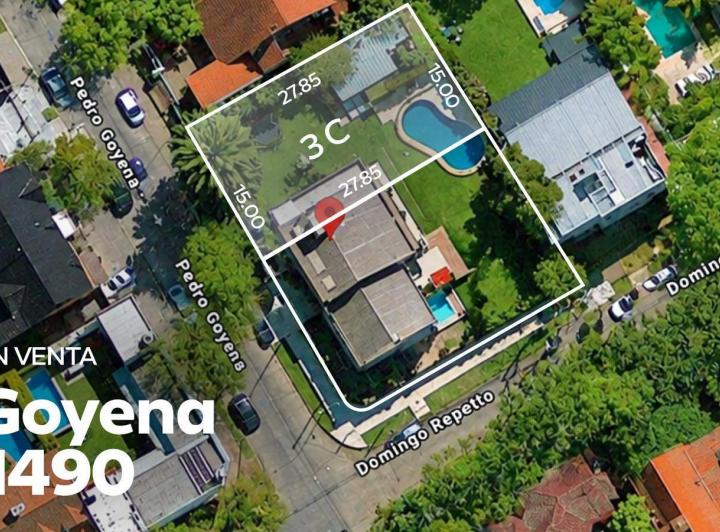 Terreno · 468m² · 6 Ambientes · 2 Cocheras