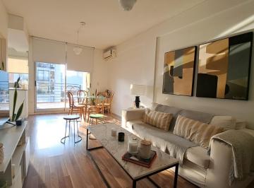 Departamento · 39m² · 2 Ambientes · 1 Cochera · Alquiler Amoblado Temporal 2 Amb C/ Balcón, Parrilla Propia. Opc Cochera