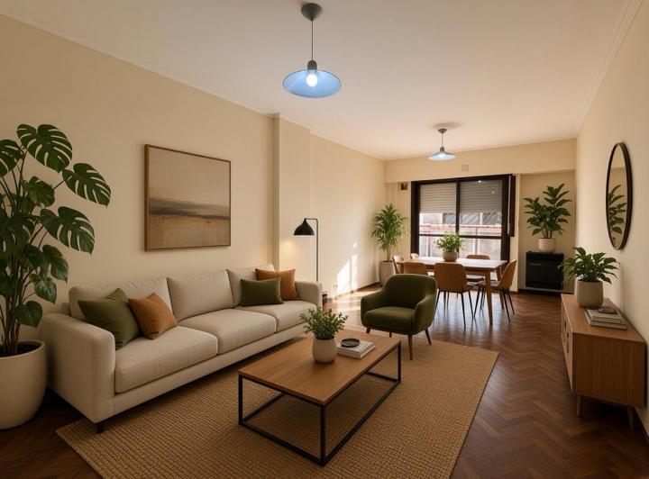 Departamento · 50m² · 3 Ambientes · 1 Cochera