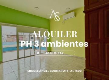 PH · 70m² · 3 Ambientes · PH 3 Ambientes con Patio y Doble Balcon en Jose C Paz
