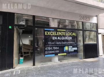 Local comercial · 115m² · 1 Cochera · Local con Cochera / Alquiler / Palermo Hollywood Apto Gastronomico