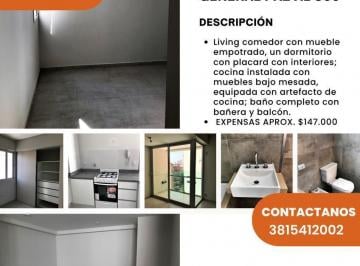 Departamento · 1 Dormitorio · Departamento en Alquiler