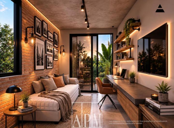 Departamento · 33m² · 1 Ambiente