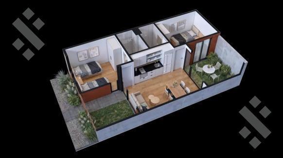 Casa · 48m² · 3 Ambientes