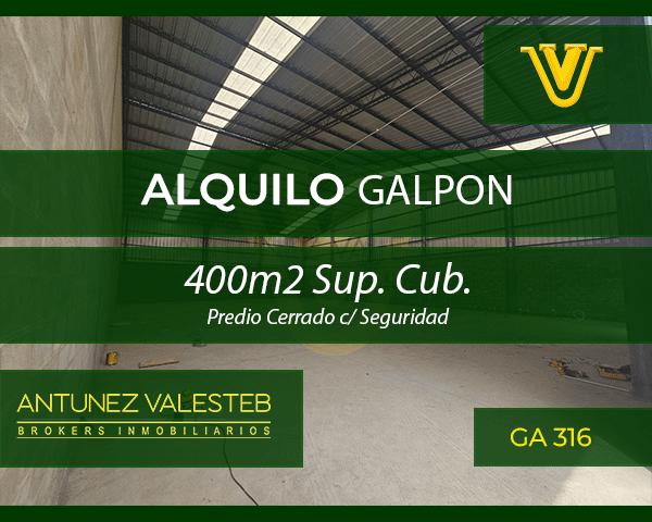Bodega-Galpón · 387m² · 3 Ambientes