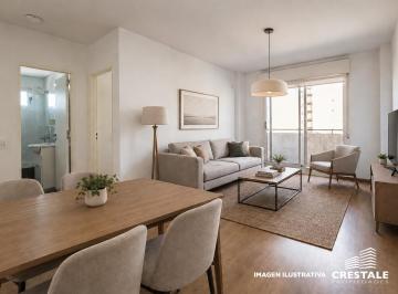 Departamento · 38m² · 2 Ambientes · Venta / Permuta - Departamento 1 Dormitorio con Balcón Corrido - Abasto, Rosario.