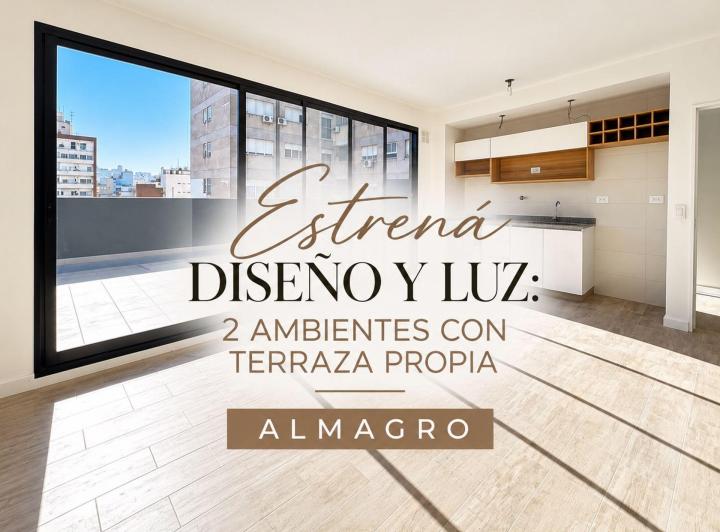 Departamento · 44m² · 2 Ambientes