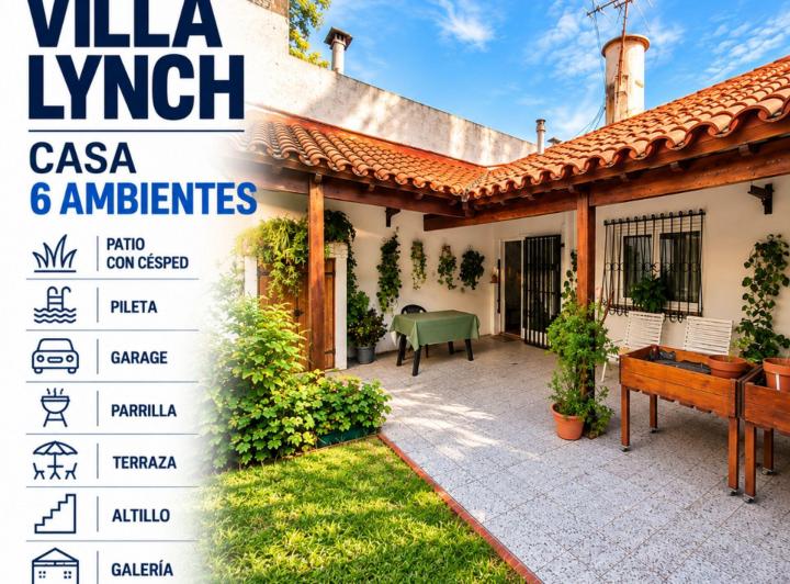 Casa · 184m² · 4 Ambientes · 1 Cochera
