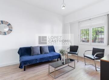 Departamento · 50m² · 3 Ambientes · Impecable Planta Baja! Todo a Nuevo! Patio Propio! Todo Luz y Sol! Amoblado y Equipado! Único! Oport