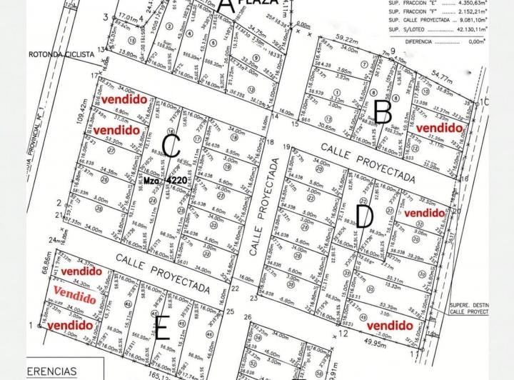 Terreno · 550m²
