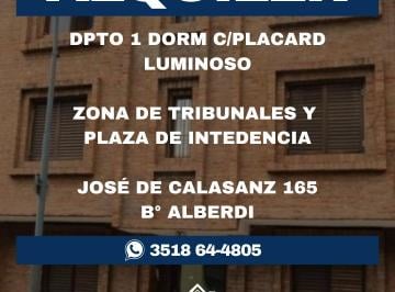 Departamento de 2 ambientes, Córdoba · Departamento en Alquiler en Alberdi – 1 Dormitorio