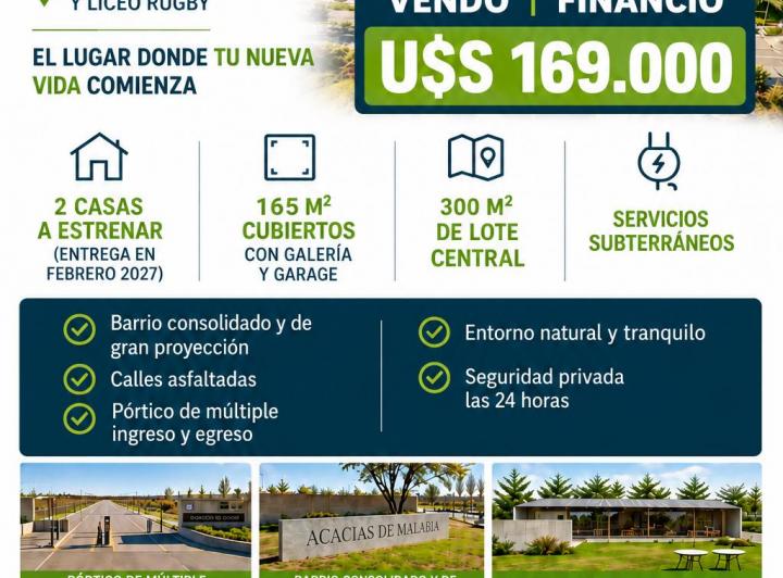 Casa · 165m² · 5 Ambientes · 2 Cocheras