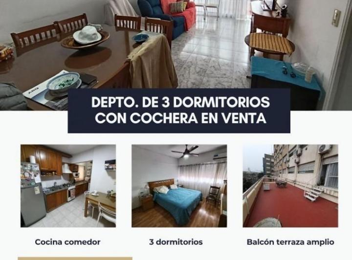 Departamento · 80m² · 5 Ambientes · 1 Cochera