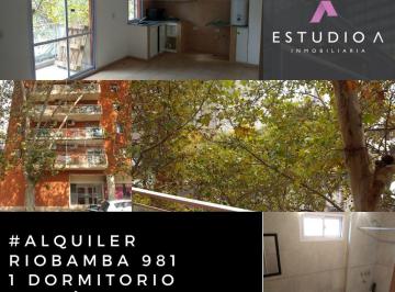 Departamento de 2 ambientes, Rosario · Riobamba 891 * un Dormitorio * Balcon Al Frente