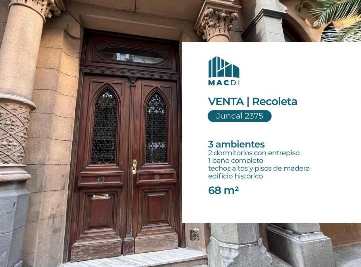 Departamento · 68m² · 3 Ambientes