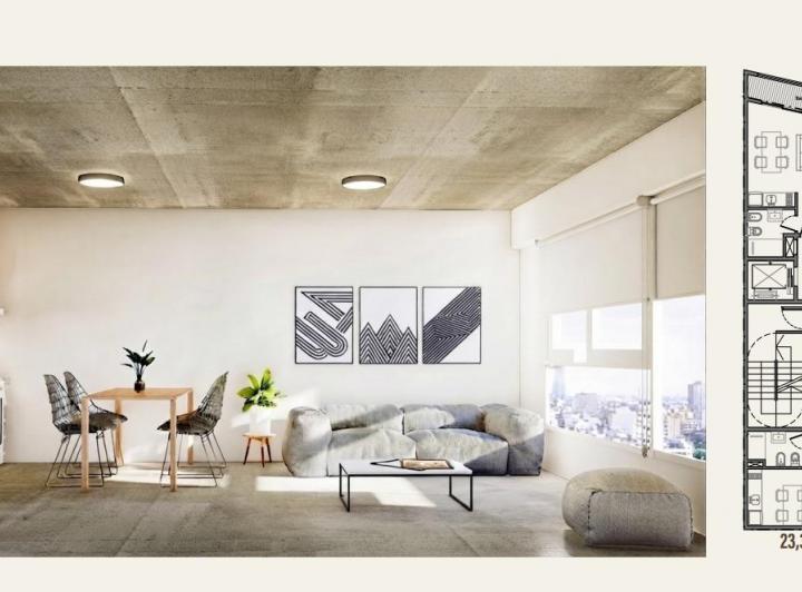 Departamento · 23m² · 1 Ambiente