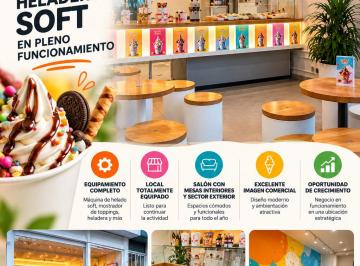 Fondo de comercio de 1 ambiente, Río Tercero · Vendo Fondo de Comercio de Heladería Soft